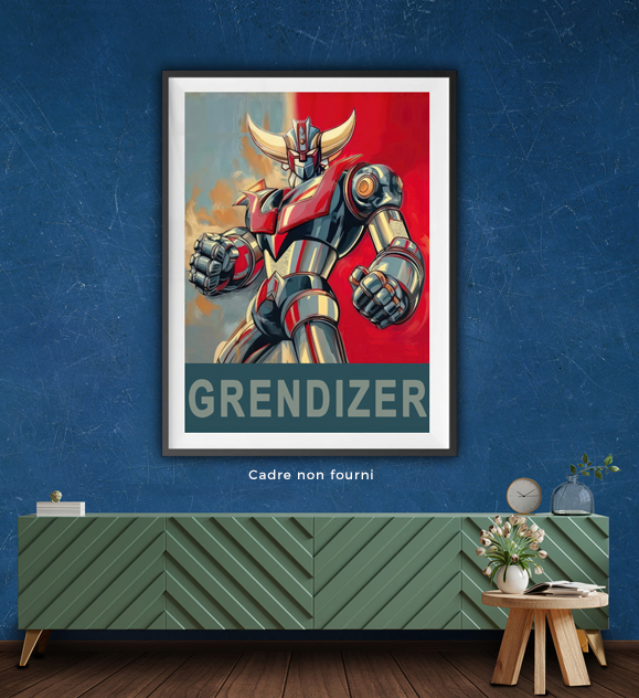 Tableau Goldorak Grendizer en situation