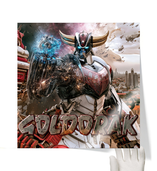 Tableau Goldorak War : vue de face