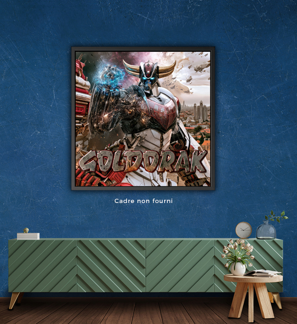 Tableau Goldorak War en situation