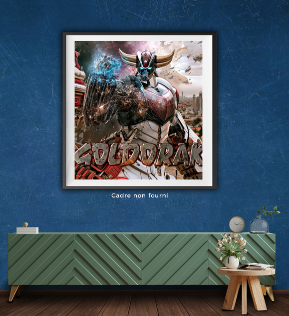 Tableau Goldorak War en situation