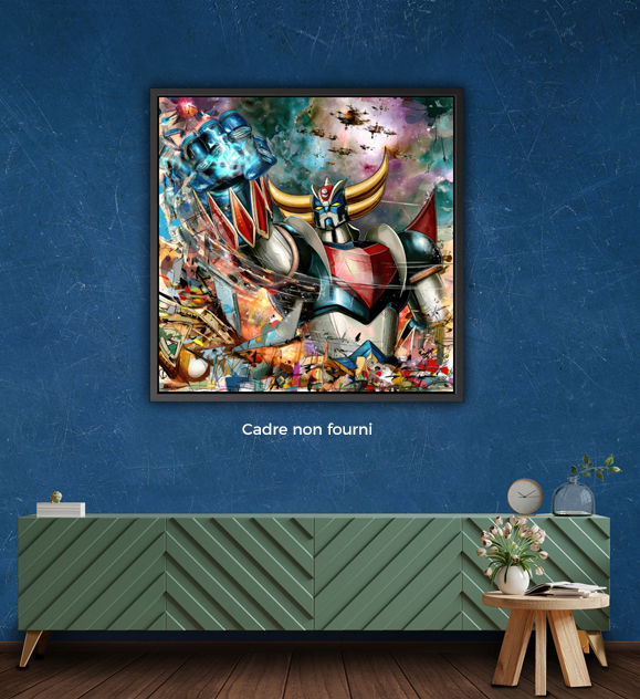 Tableau Goldorak Artiste en situation