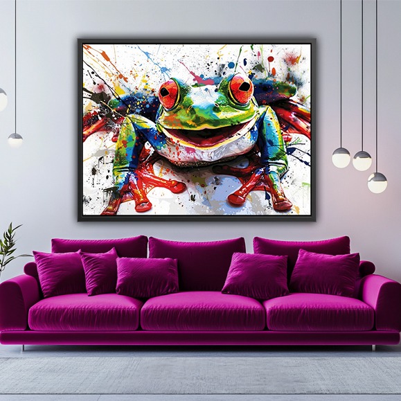 Tableau pop art - Frog