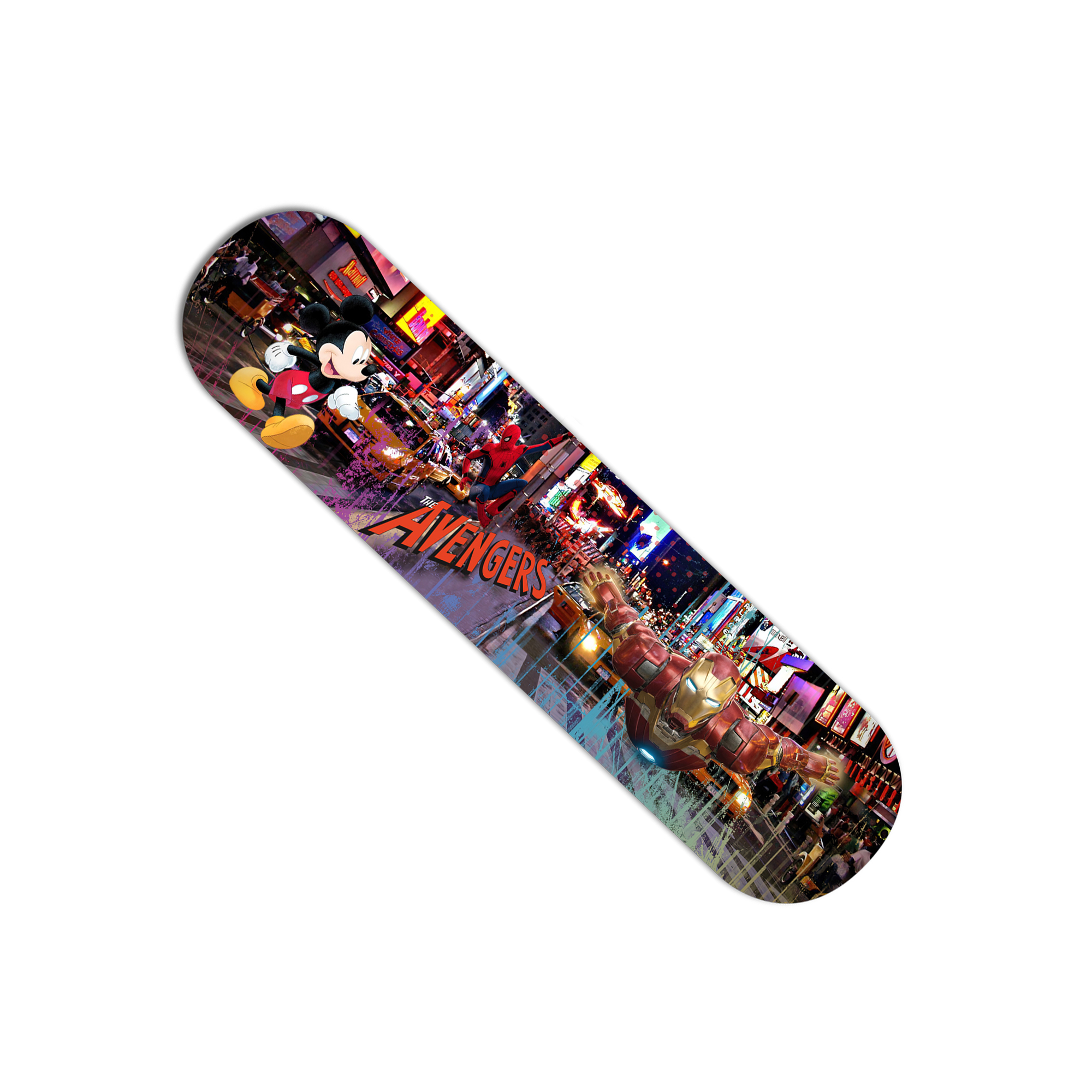 Skateboard pop art - Skateboard Avengers