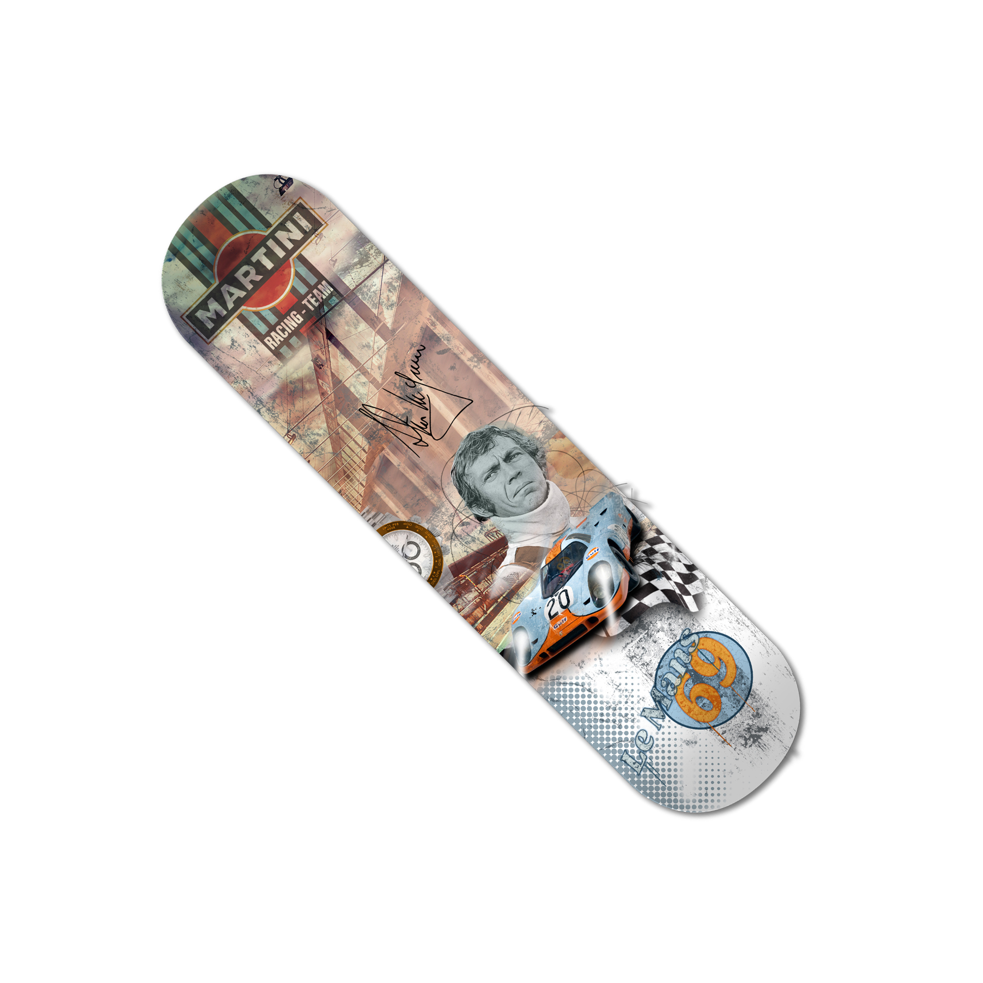 Skateboard contemporain - Skateboard Le Mans 69