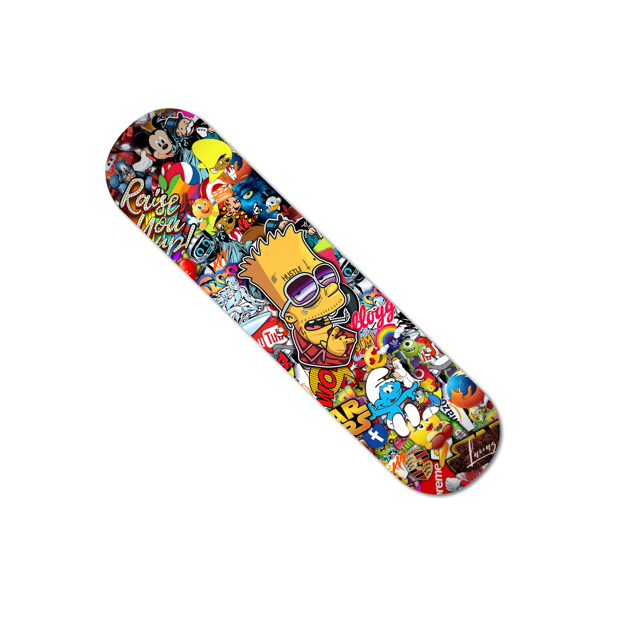 Skateboard pop art - Skateboard Simpson