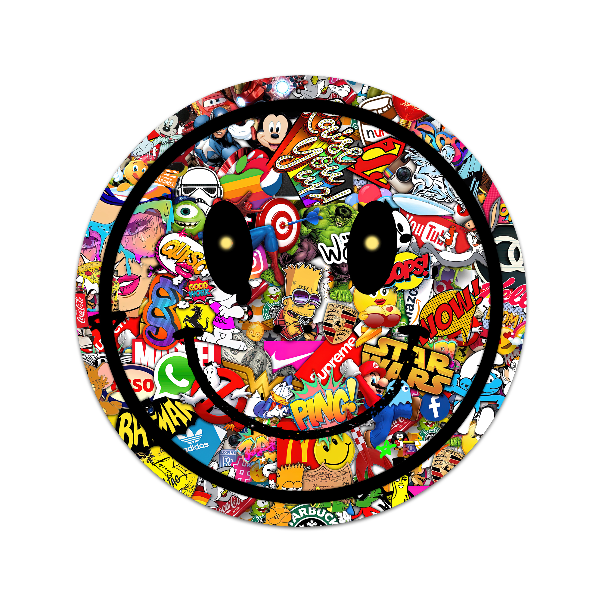 Tableaux, objet décoratifs Pop Art Smiley Pop  