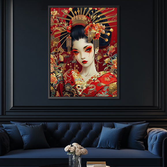 Tableau contemporain - A stunning geisha