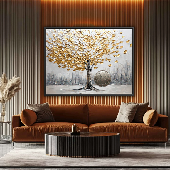 Tableau pop art - Arbre D'or