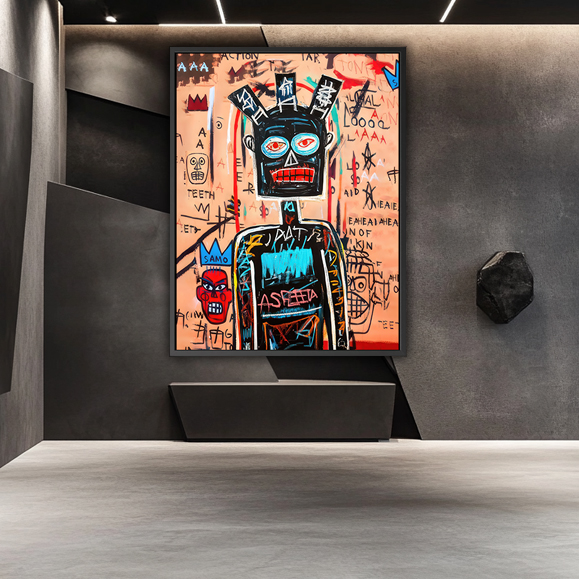 Tableau pop art - Basquiat Africafuturism