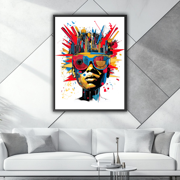 Tableau pop art - Basquiat From New-York