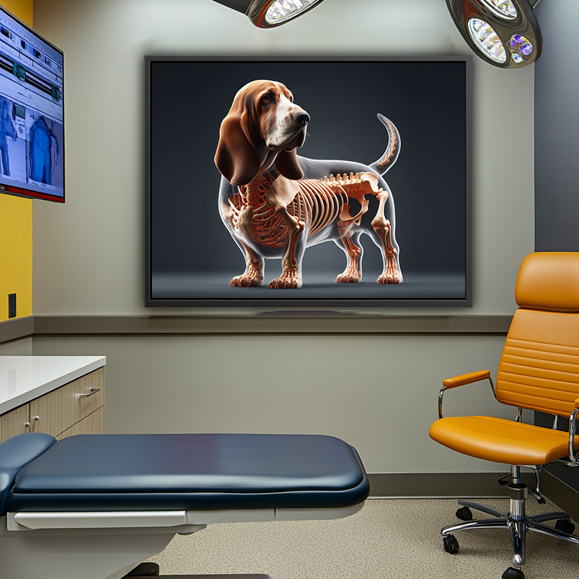 Tableau pop art - Basset Hound