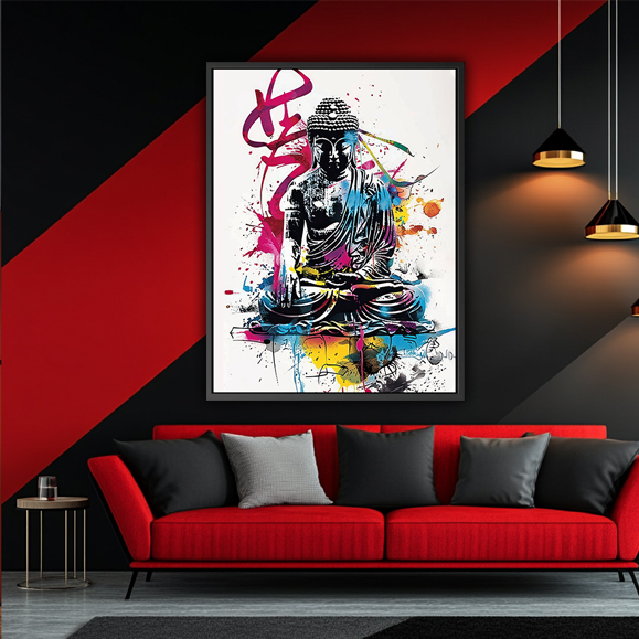 Tableau pop art - Buddha