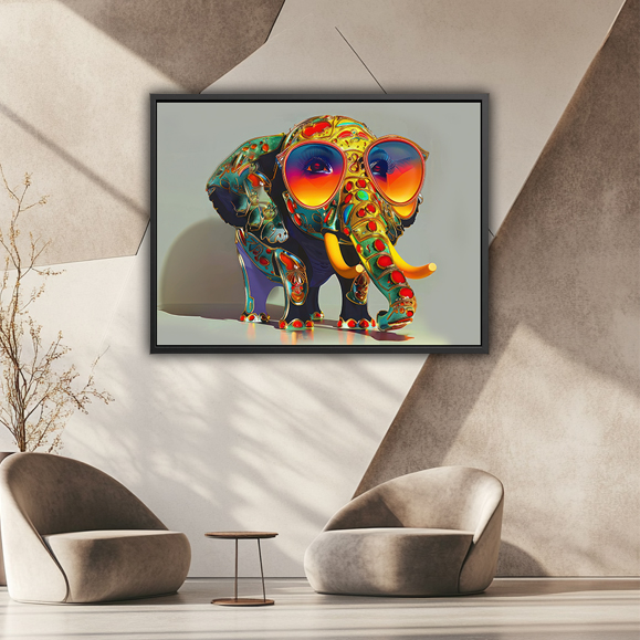 Tableau pop art - Eléphantasy