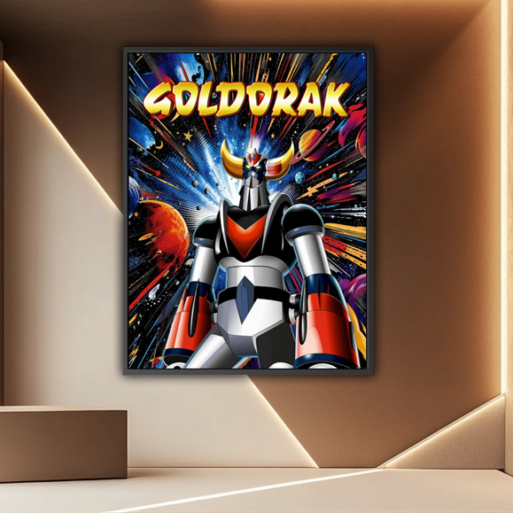 Tableau Goldorak Pop Art
