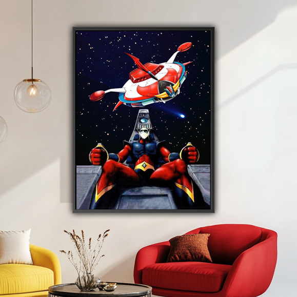 Tableau pop art - Tableau Goldorak Robot