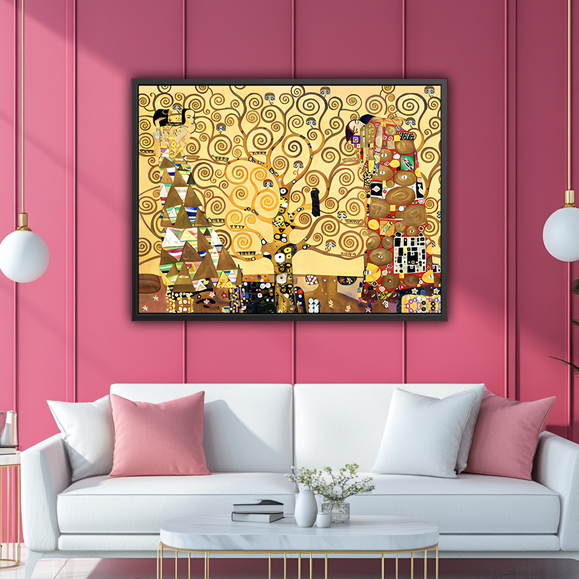 Tableau pop art - klimt l'arbre de vie