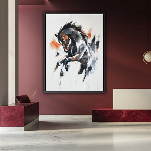 Tableau pop art - Horse Watercolor