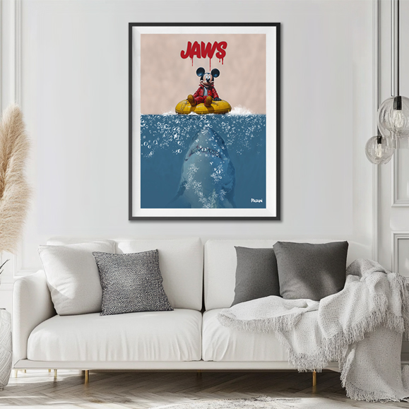 Tableau pop art - Jaws