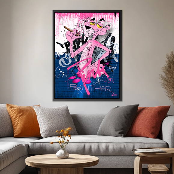 Tableau pop art - Pink Panther