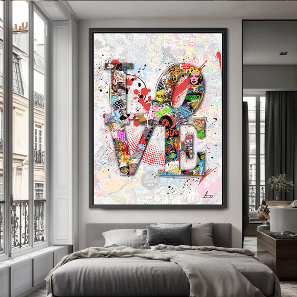 Tableau pop art - Love Art