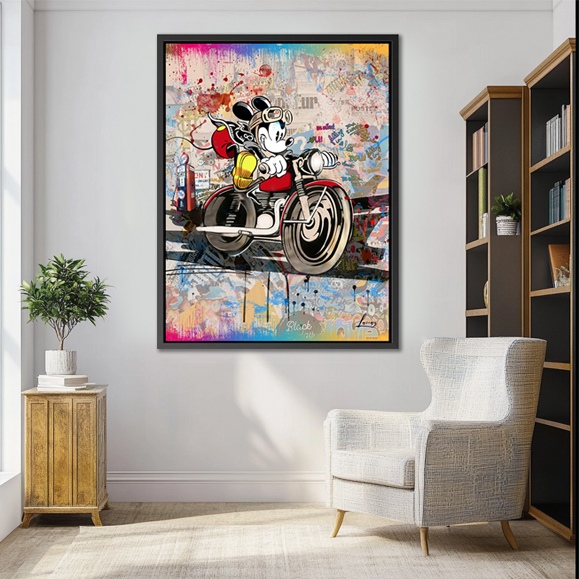 Tableau pop art - Mickey Color