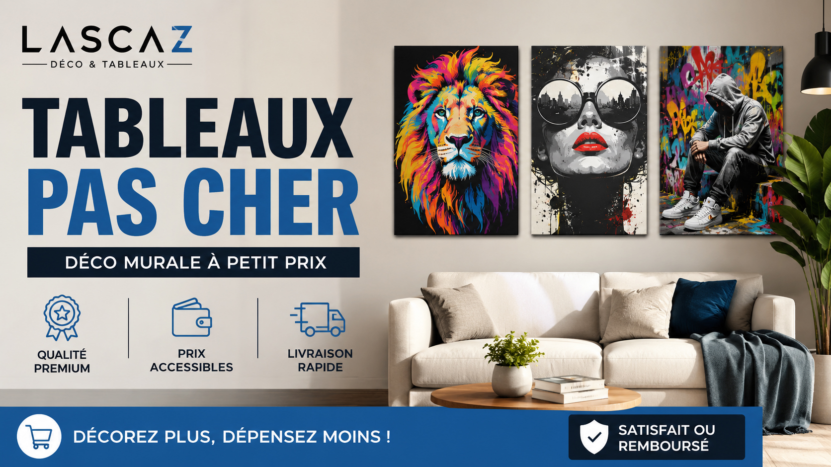 Décoration murale à prix raisonnable