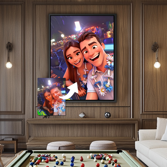 Tableau personnalisé Caricature