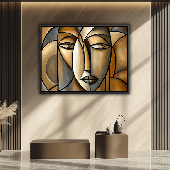 Tableau pop art - Picasso Visage Africain