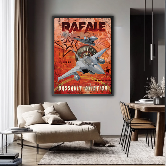 Tableau pop art - Le Rafale