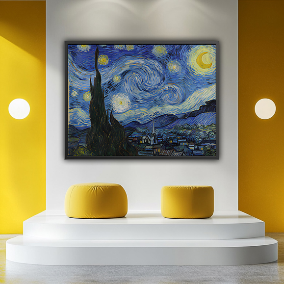 Tableau pop art - Van Gogh Nuit Etoilée Arles