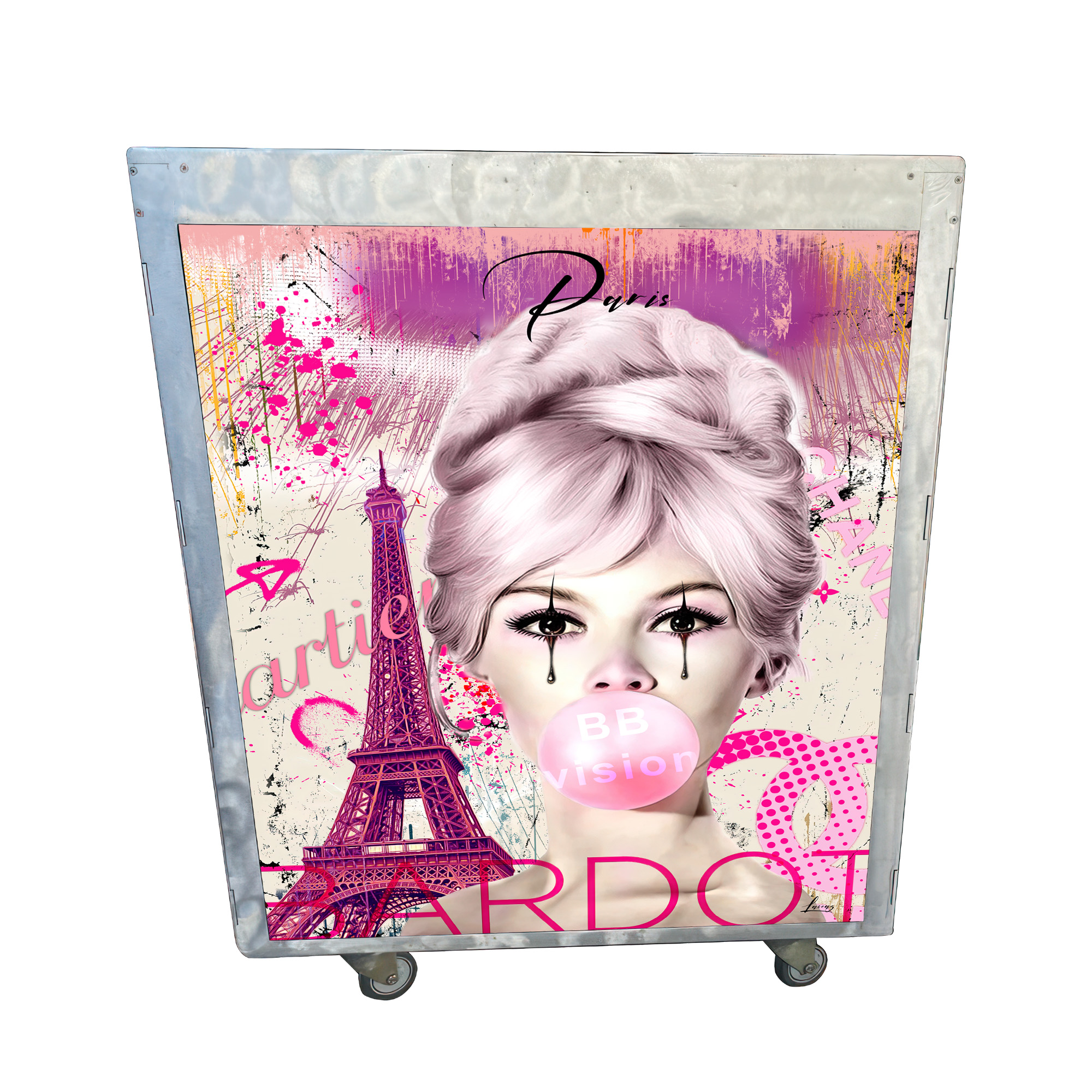 Trolley pop art - Trolley Bardot