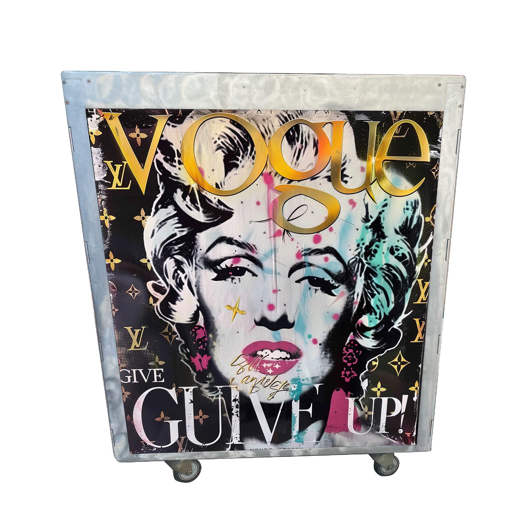 Trolley pop art - Trolley Marylin Vogue