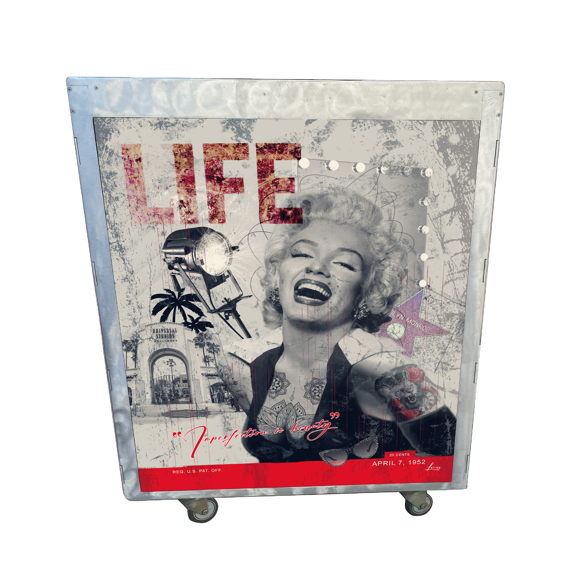 Trolley pop art - Trolley Marylin