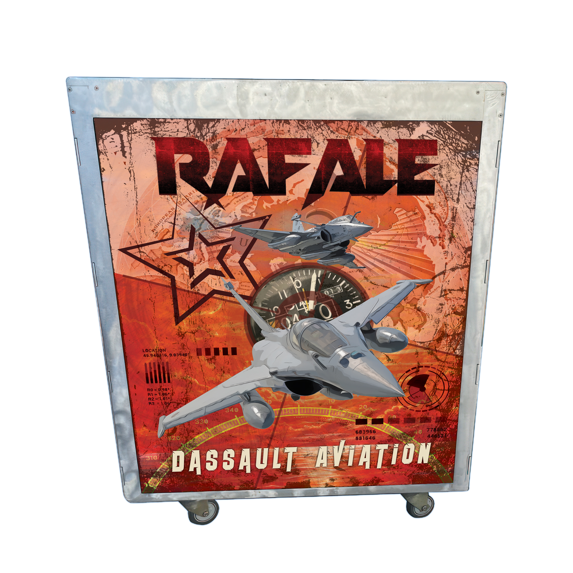 Trolley pop art - Trolley Rafale