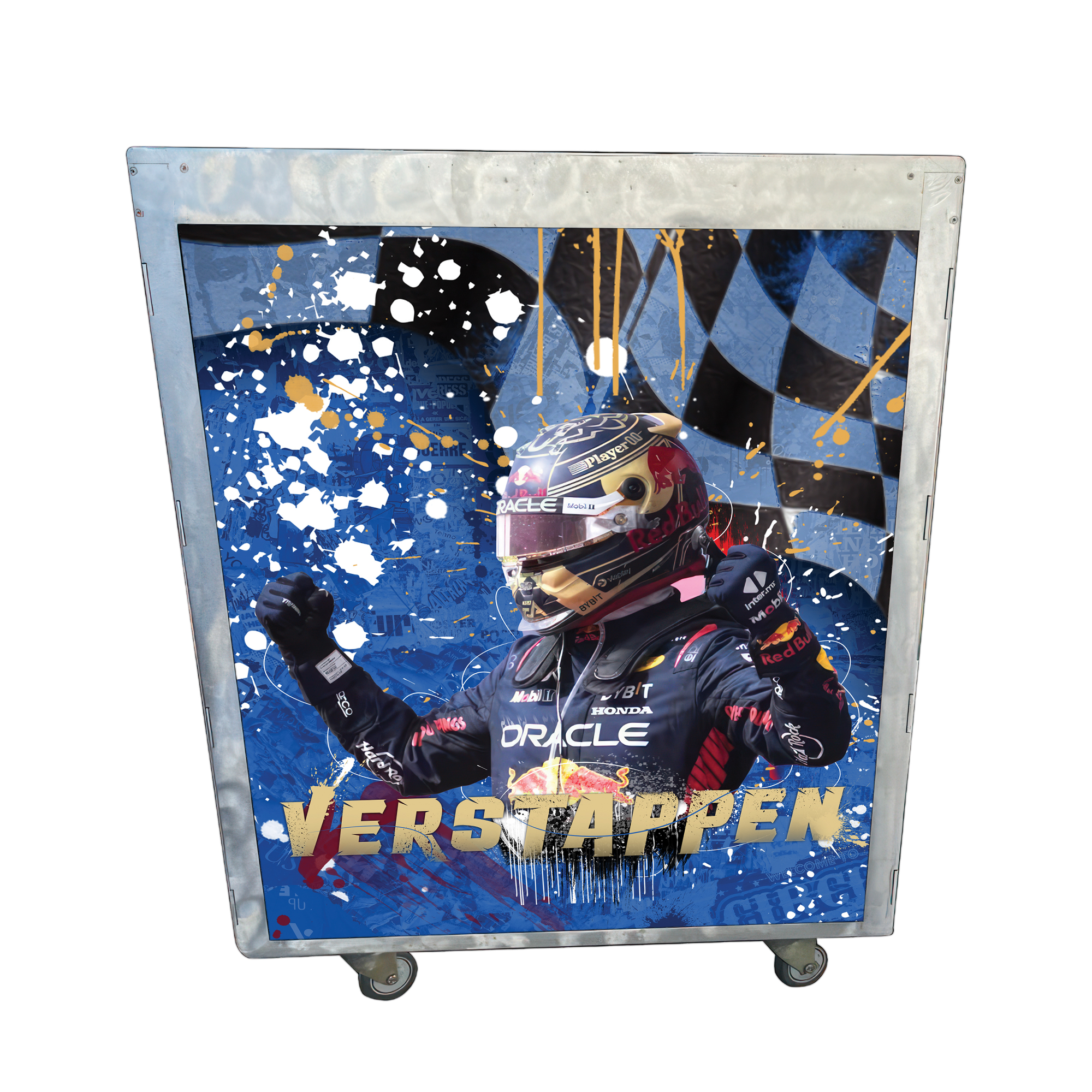 Trolley pop art - Trolley Verstappen