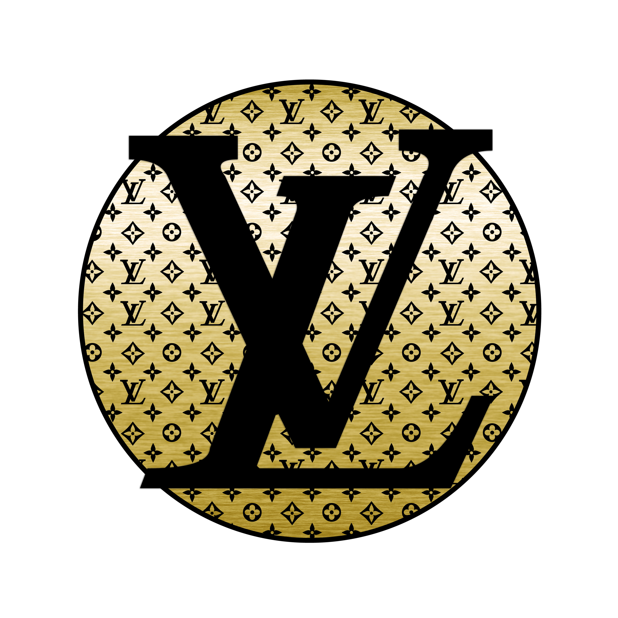 Technique Mixte pop art - Vuitton Logo II